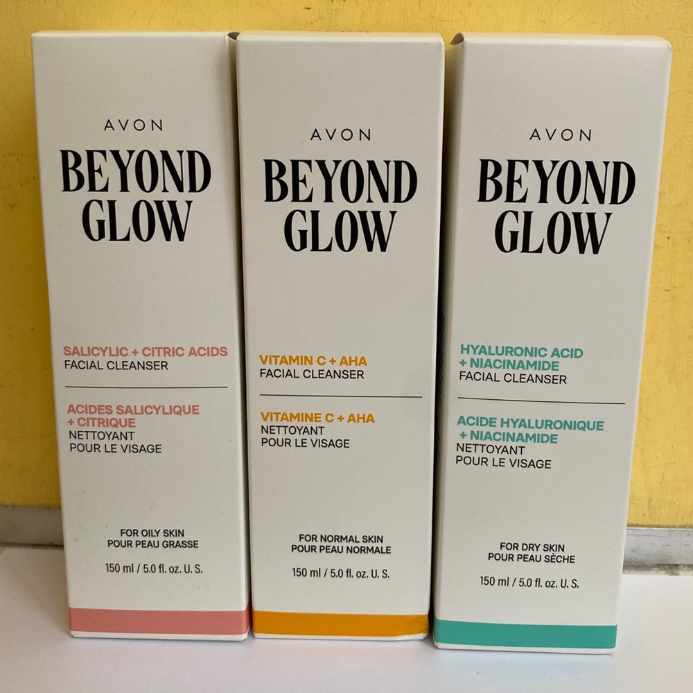 Lot of 3 Avon Facial Cleansers all Brand New Never Used